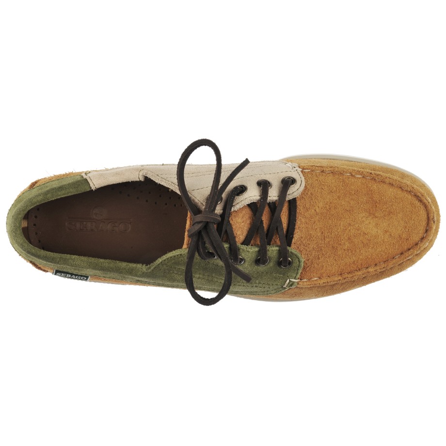Askook Jib-tan & Groen & Beige Sebago Be