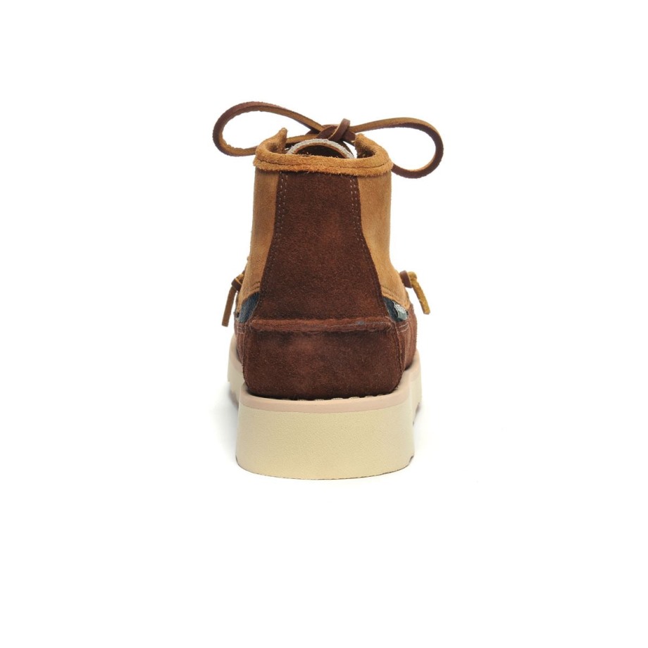 Cayuga Mid Woman-tan & Papyrus & Brown Sebago Be