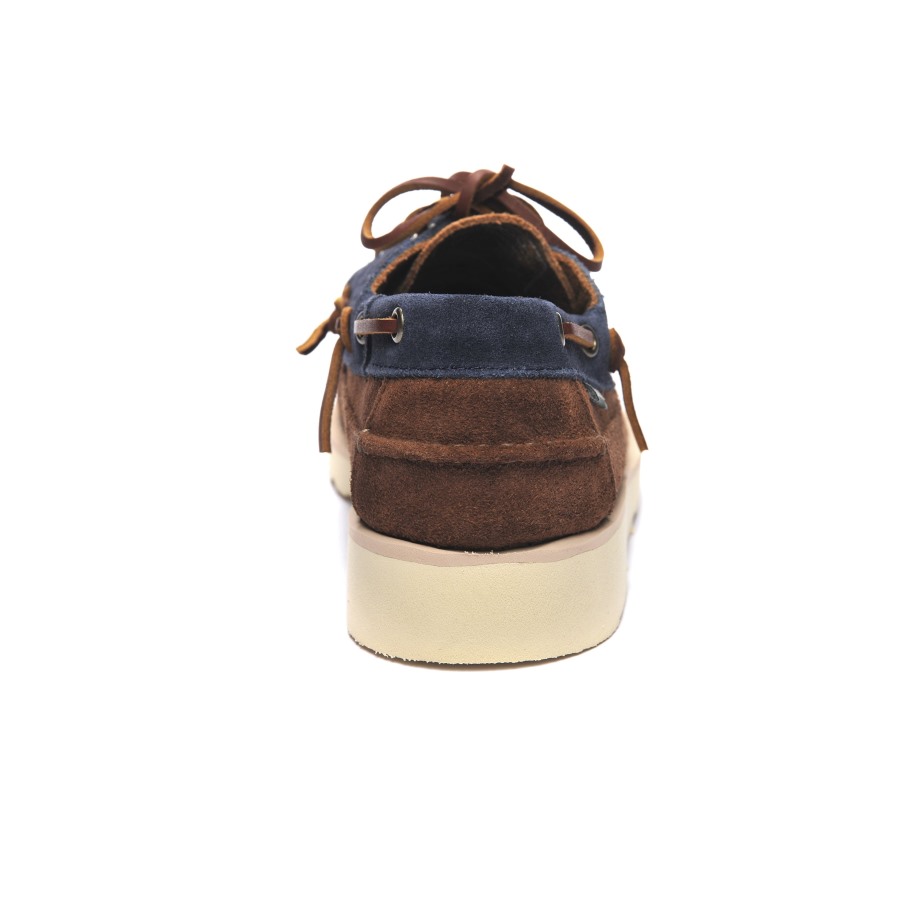 Cayuga-marineblauw & Cognac & Donkerbruin Sebago Be