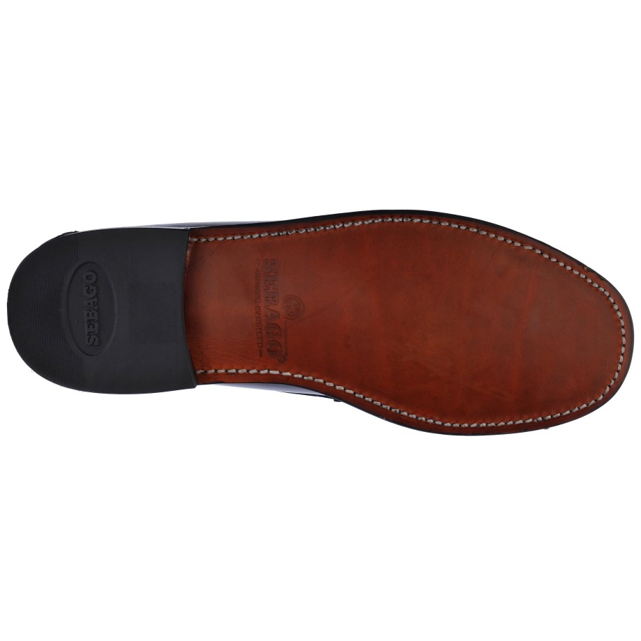 Klassiek Zal Vrouw-bruin & Bordeaux Sebago Zijn