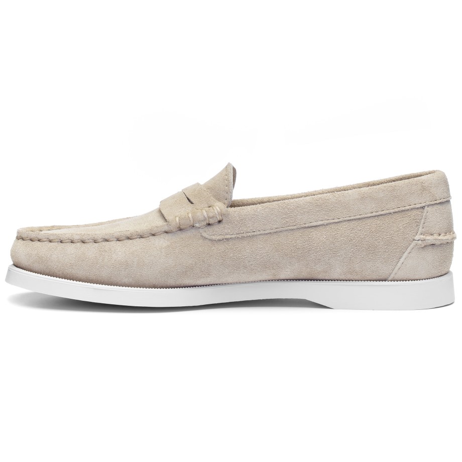 Dan Boat Roughout Woman-taupe Sebago Be