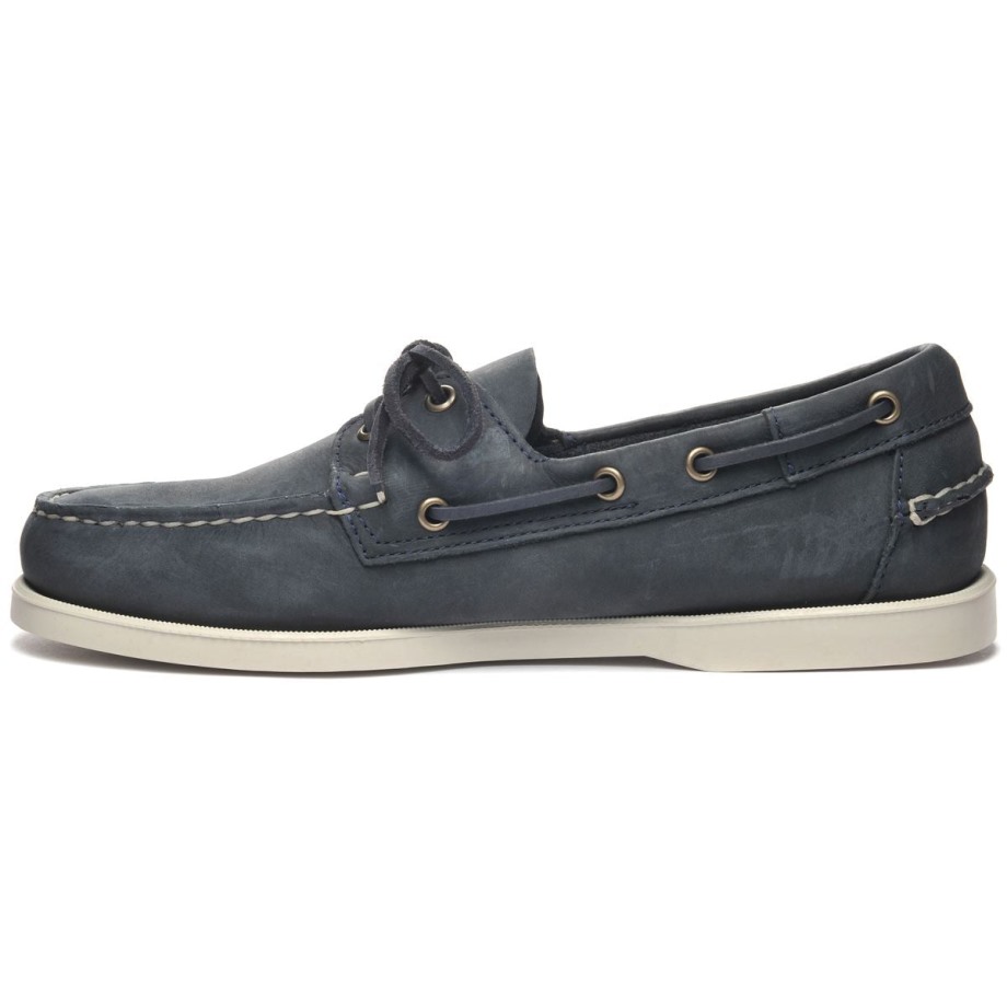 Docksides Portland Crazy H-navy Blue Sebago Be