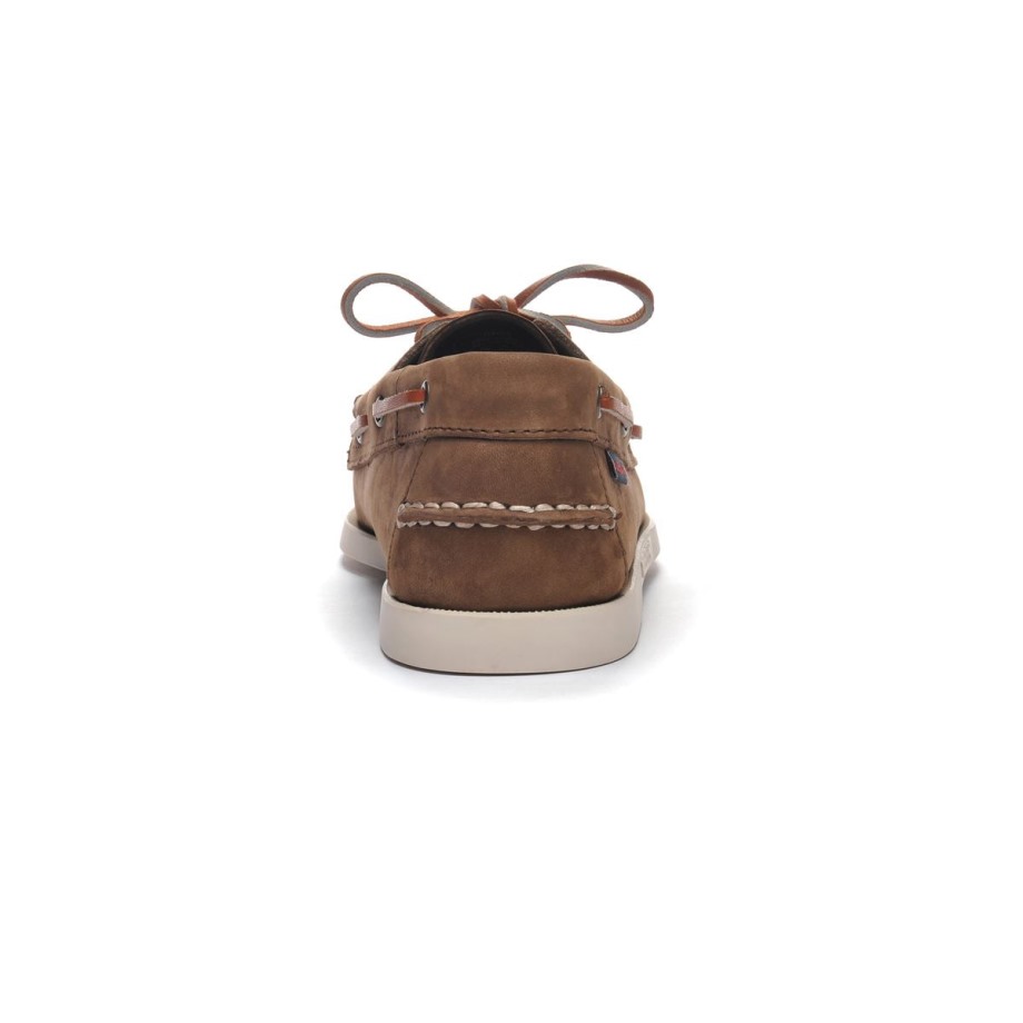 Docksides Portland Nubuk-donkerbruin Sebago Be