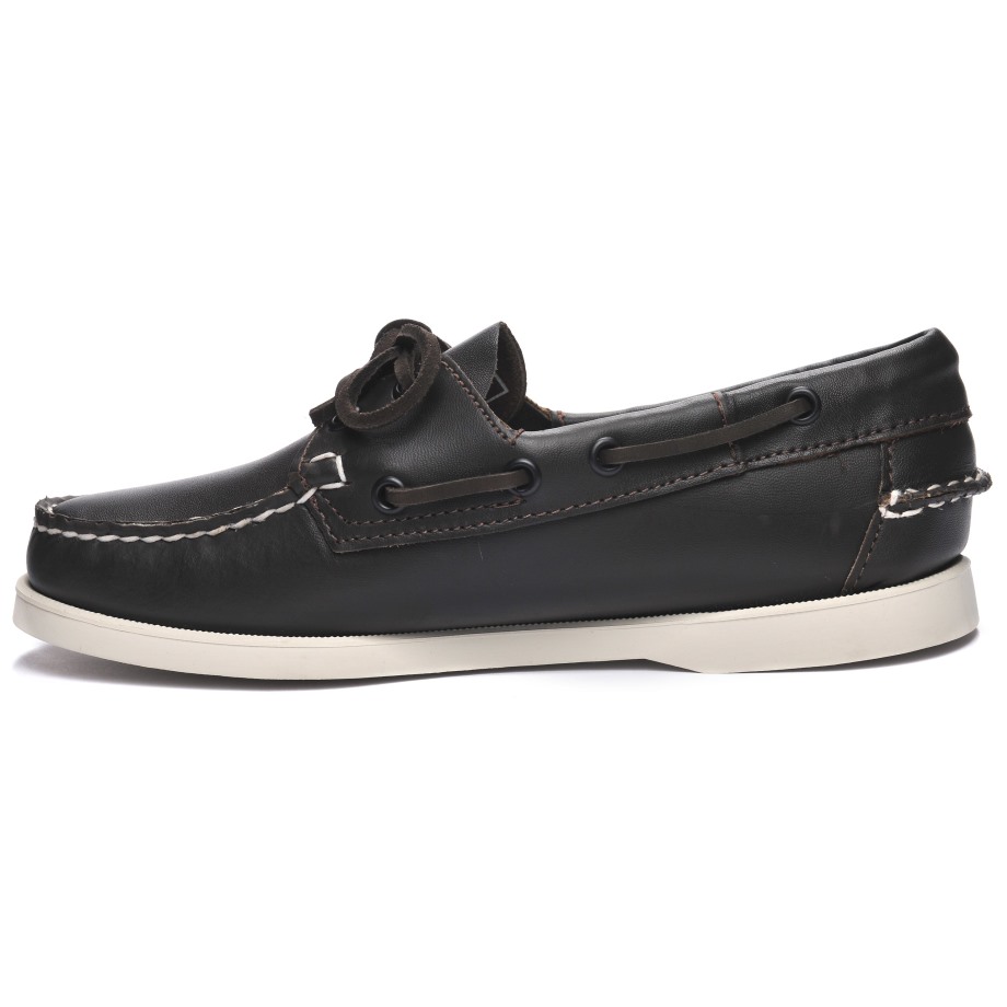 Docksides Portland Woman-donkerbruin Sebago Be