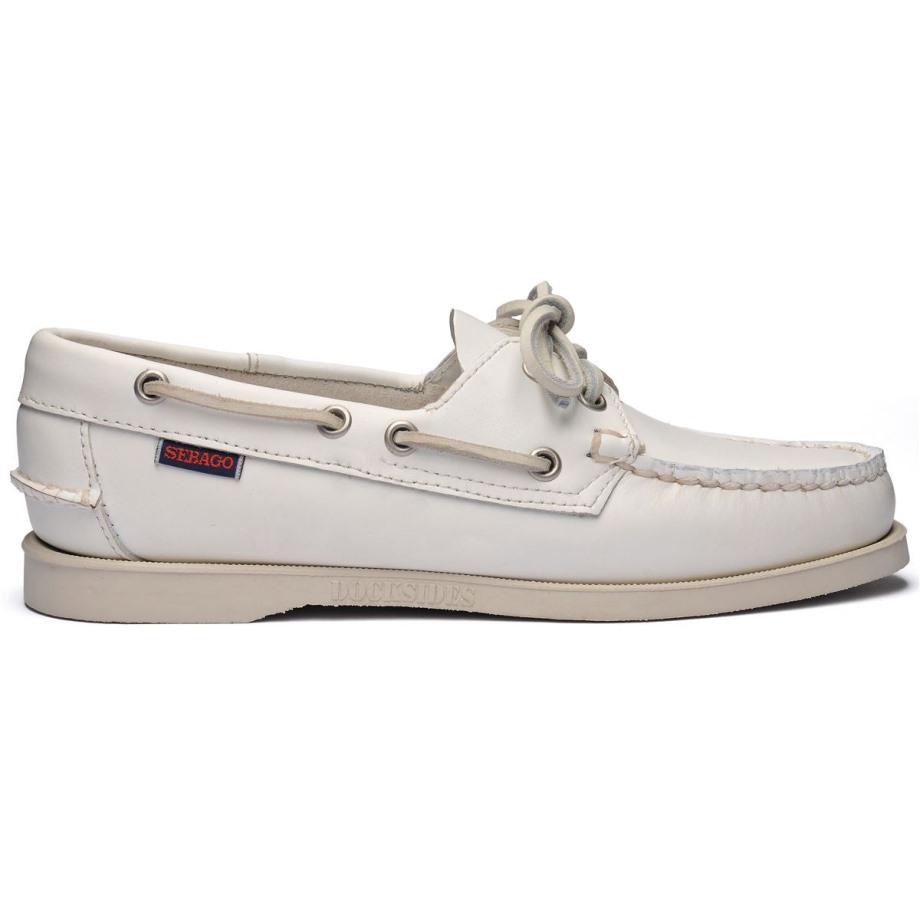 Docksides Portland Woman-white Sebago Be