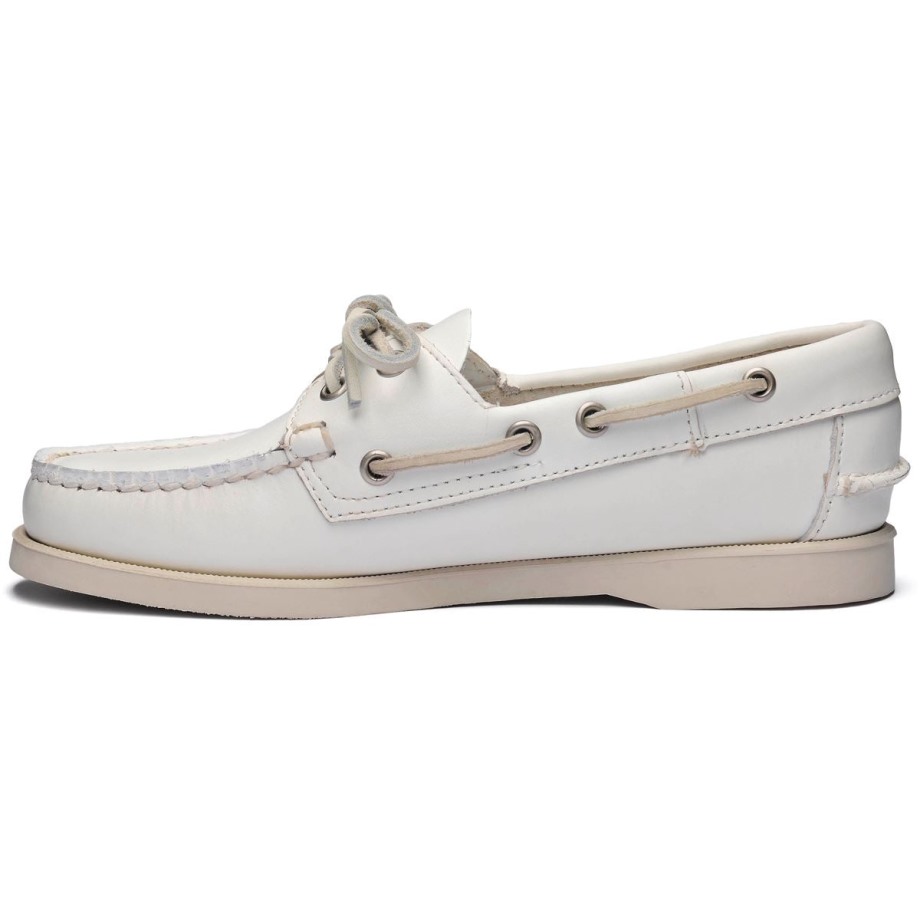 Docksides Portland Woman-white Sebago Be
