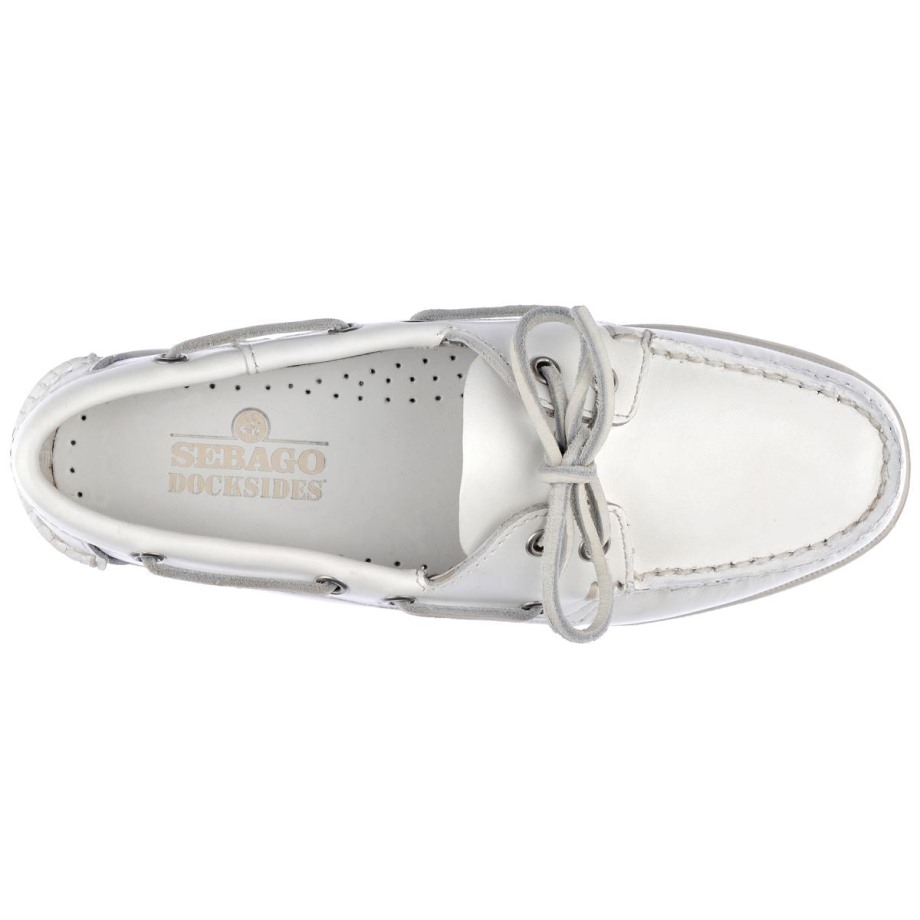 Docksides Portland Woman-white Sebago Be