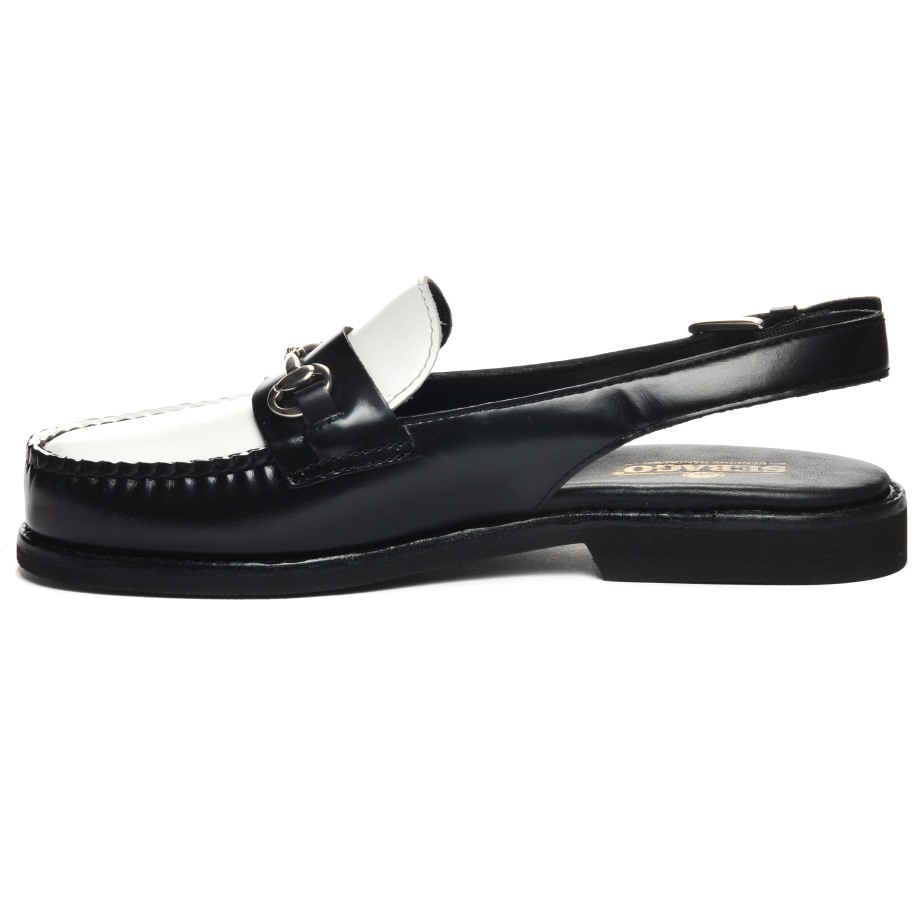 Joe Sandaal Polaris Dames-zwart & Wit Sebago Be