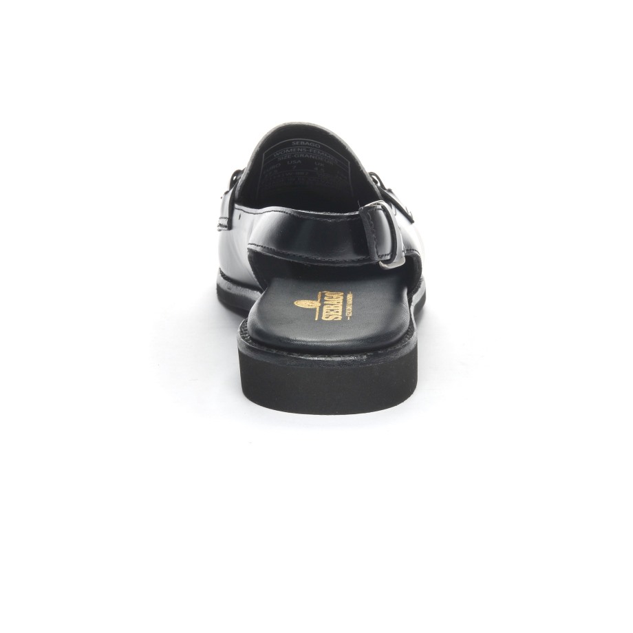 Joe Sandaal Polaris Dames-zwart & Wit Sebago Be