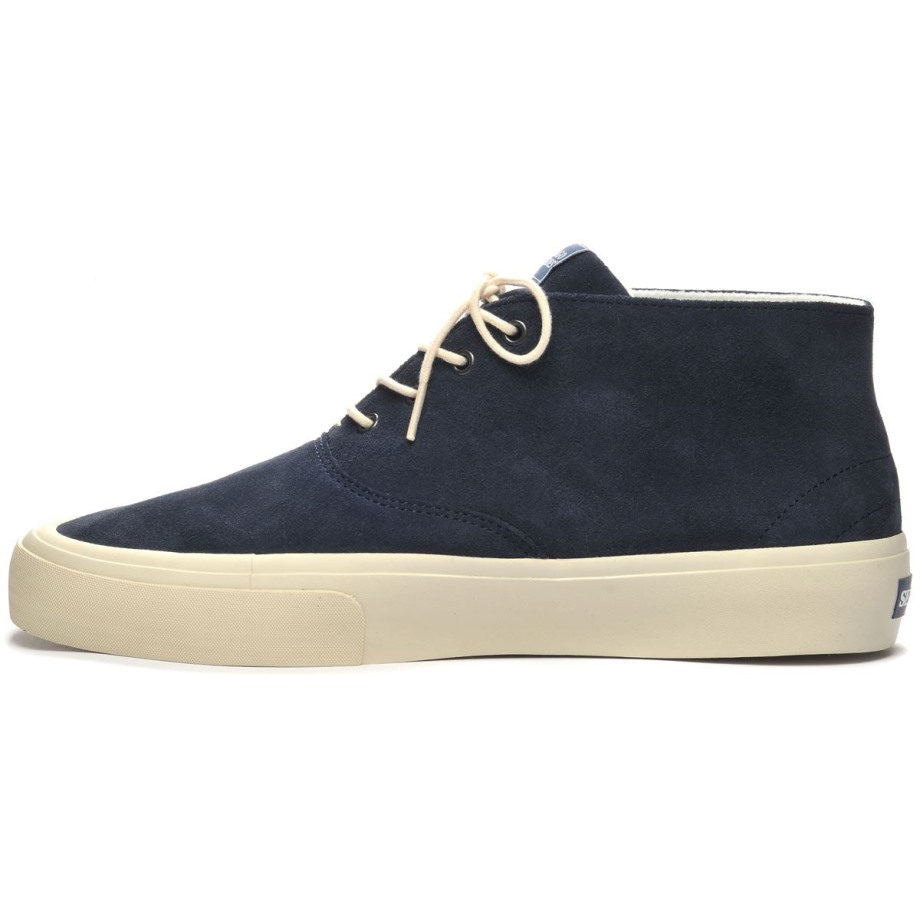 John Chukka Suède-marineblauw Sebago Be