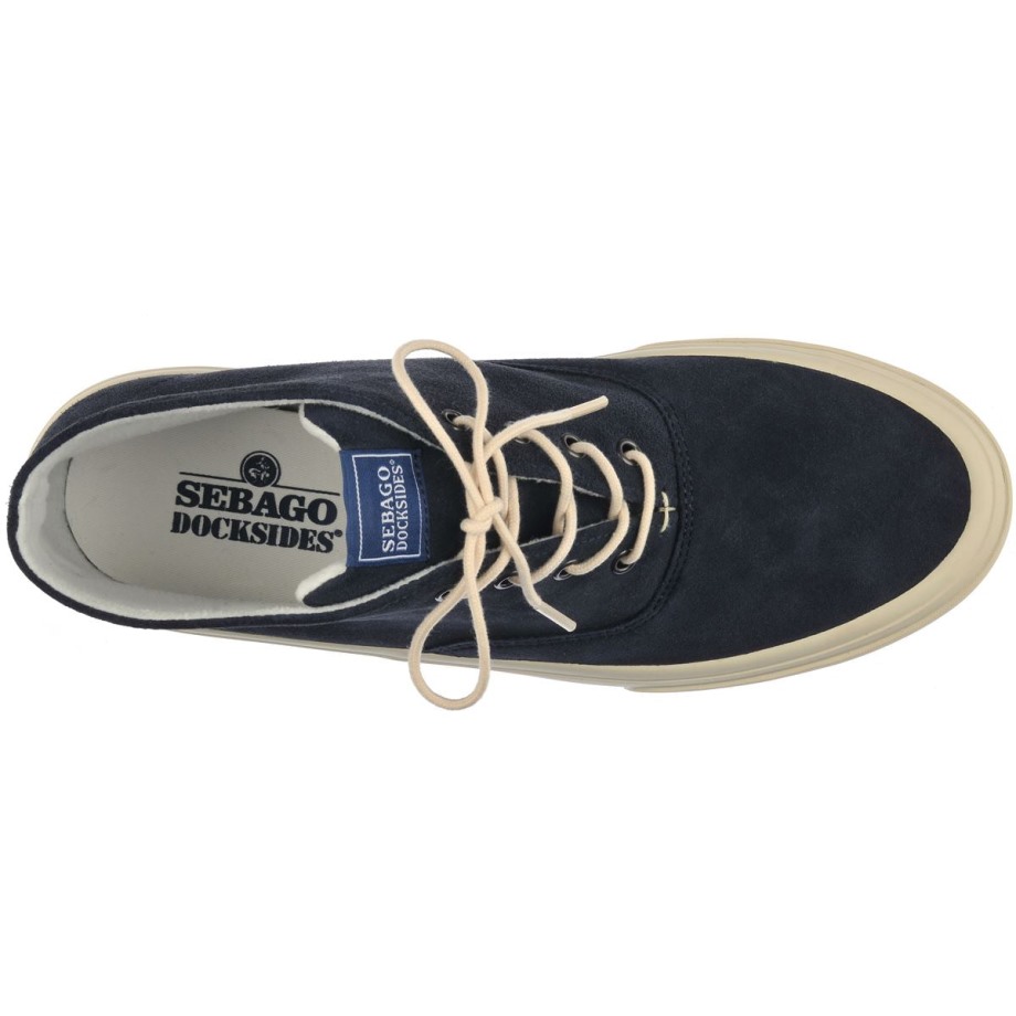 John Chukka Suède-marineblauw Sebago Be
