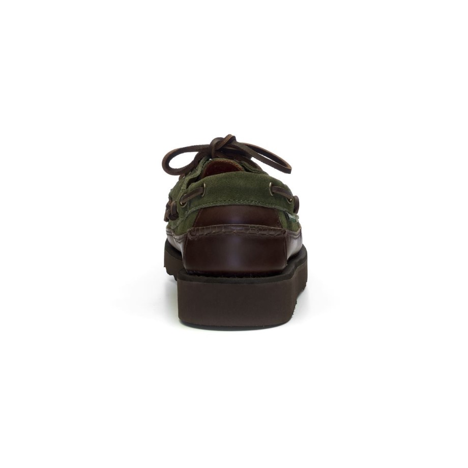 Keuka Lea Kano Moc-donkerbruin & Bosgroen Sebago Be