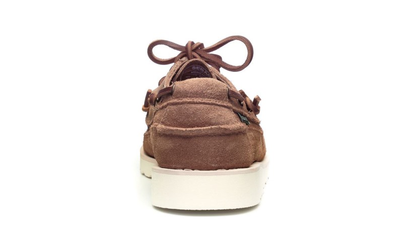 Beige Camel Sebago Be Keuka Suède Mocassin