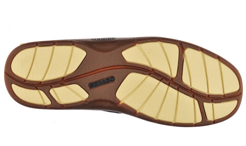 Blauwe Sebago Be Clovehitch Gewaxte Leren Bootschoen