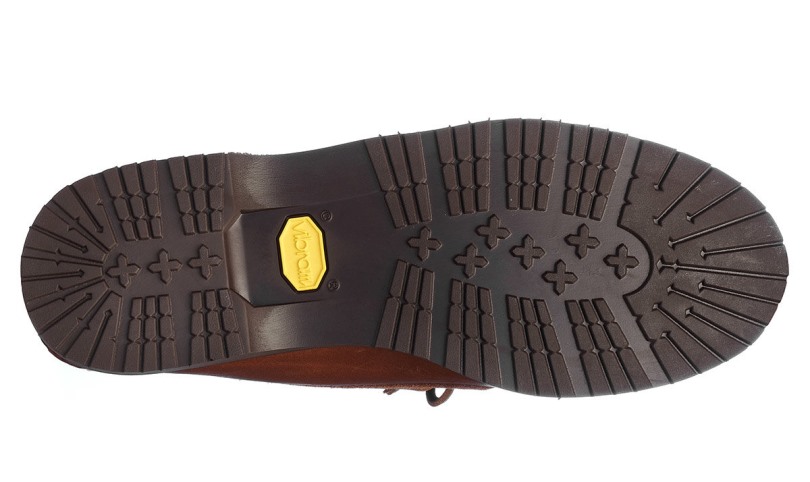 Bruin-donkerbruin Sebago Be Slug Mocassin Van Getrommeld Leer