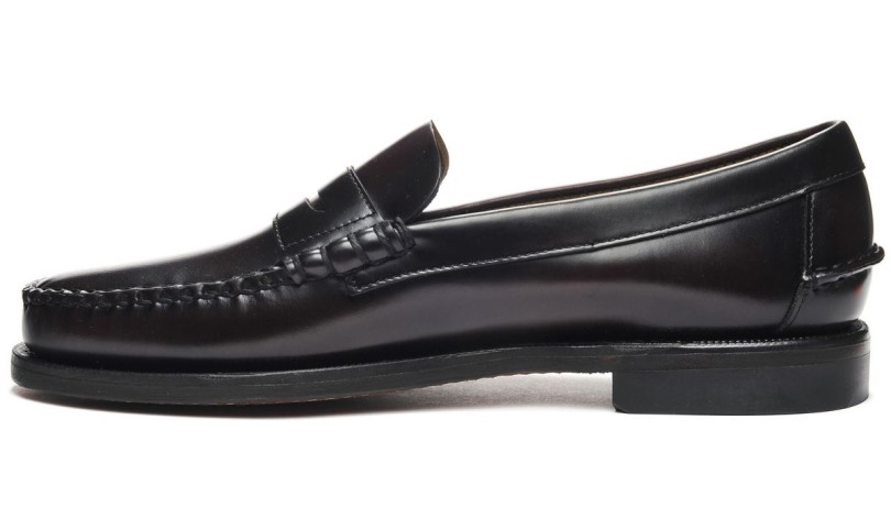 Classic Dan Leren Loafer Bruin Bordeaux Sebago Be