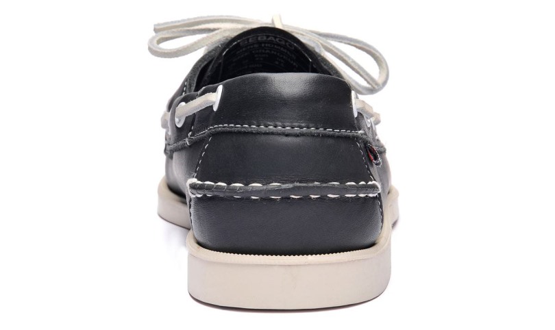 Dockside Portland Leren Bootschoen Sebago Be Blue Navy