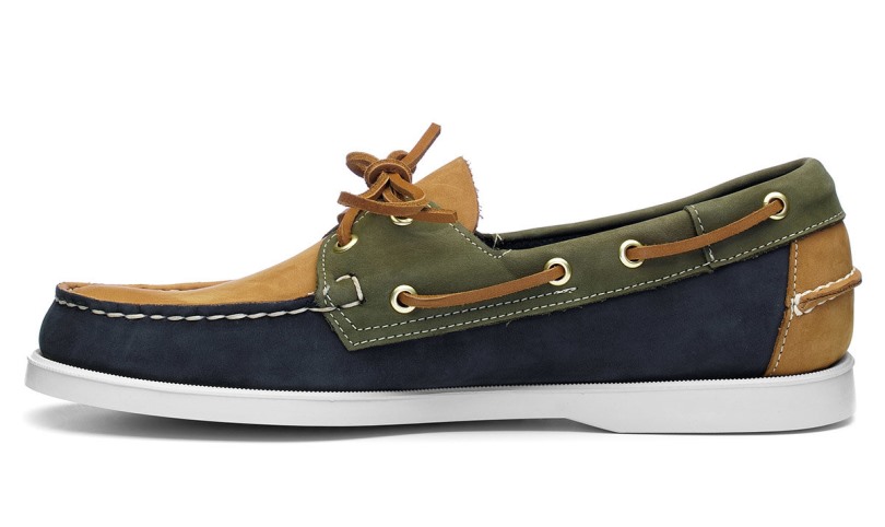 Portland Spinnaker Nbk Blauw-beige Kameel-groene Muskus Sebago Be