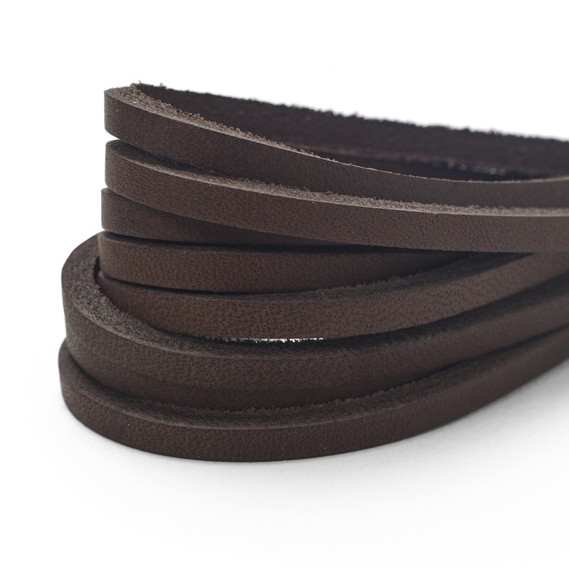 Schoenveters Van Ongelooide Huid Bruin Dk Bruin Sebago Be