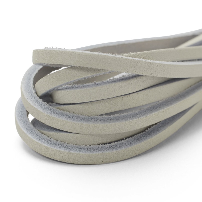 Schoenveters Van Ongelooide Huid Sebago Be White