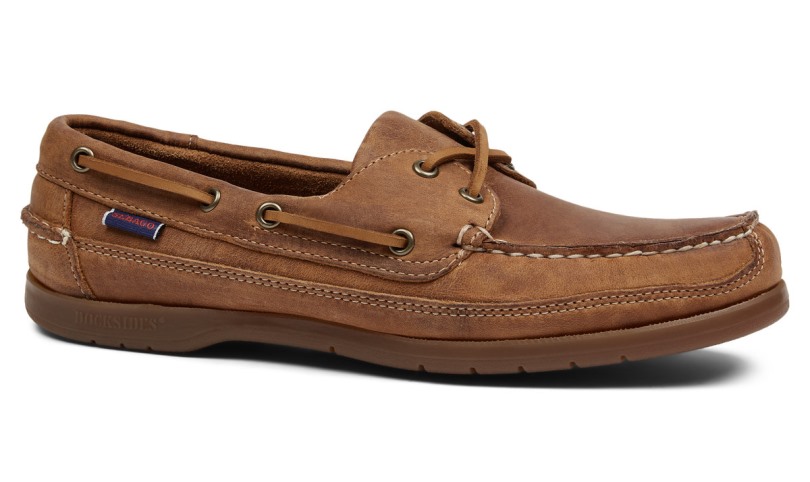 Schoener Vintage Leren Bootschoen Bruin Tan Sebago Be