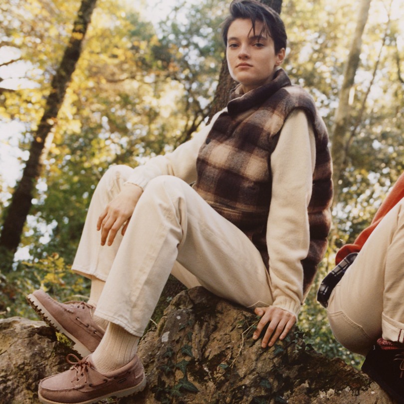 Sebago Be Beige-bruin Oudhoofd