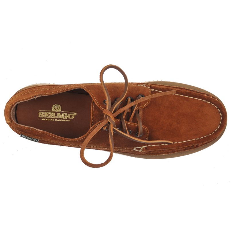 Sebago Be Bruin Cognac Makwa Suède