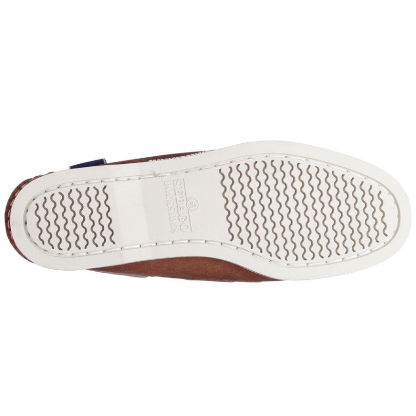 Sebago Be Brown Tan Dockside Portland Leren Bootschoen
