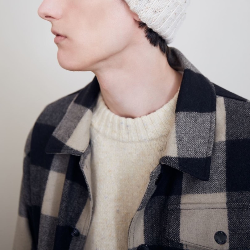 Sebago Be Check Wit Naturel-zwart Aroostook