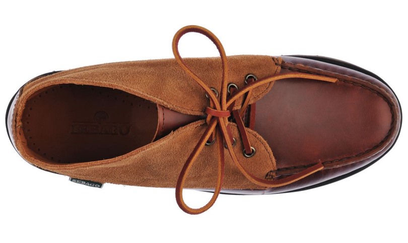 Tatanka Eva Waxy Suede Sebago Be Bruin-bruin Cognac