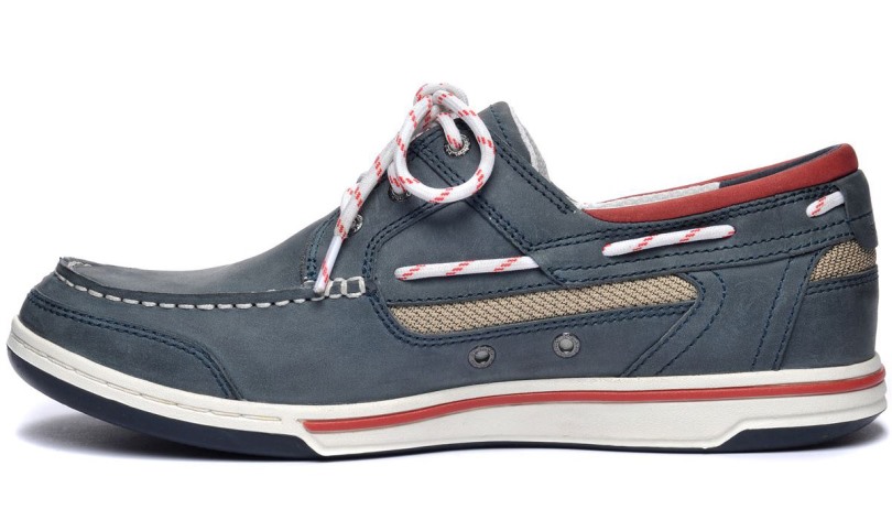 Triton Leren Bootschoen Blauw Navy Sebago Be