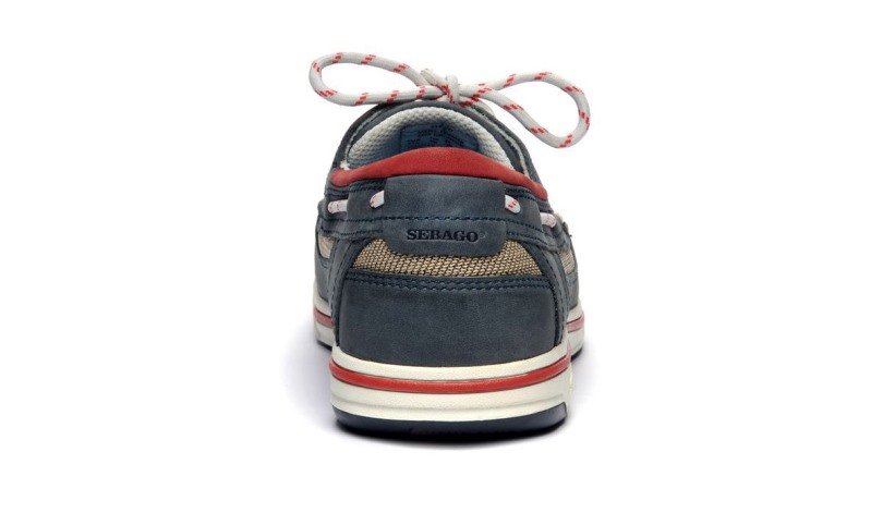 Triton Leren Bootschoen Blauw Navy Sebago Be