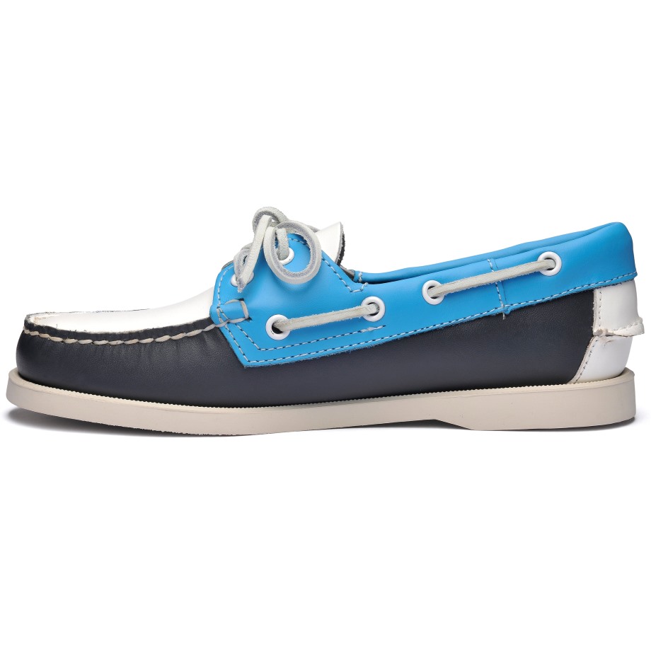 Portland Spinnaker Dames-navy & Lichtblauw & Wit Sebago Be