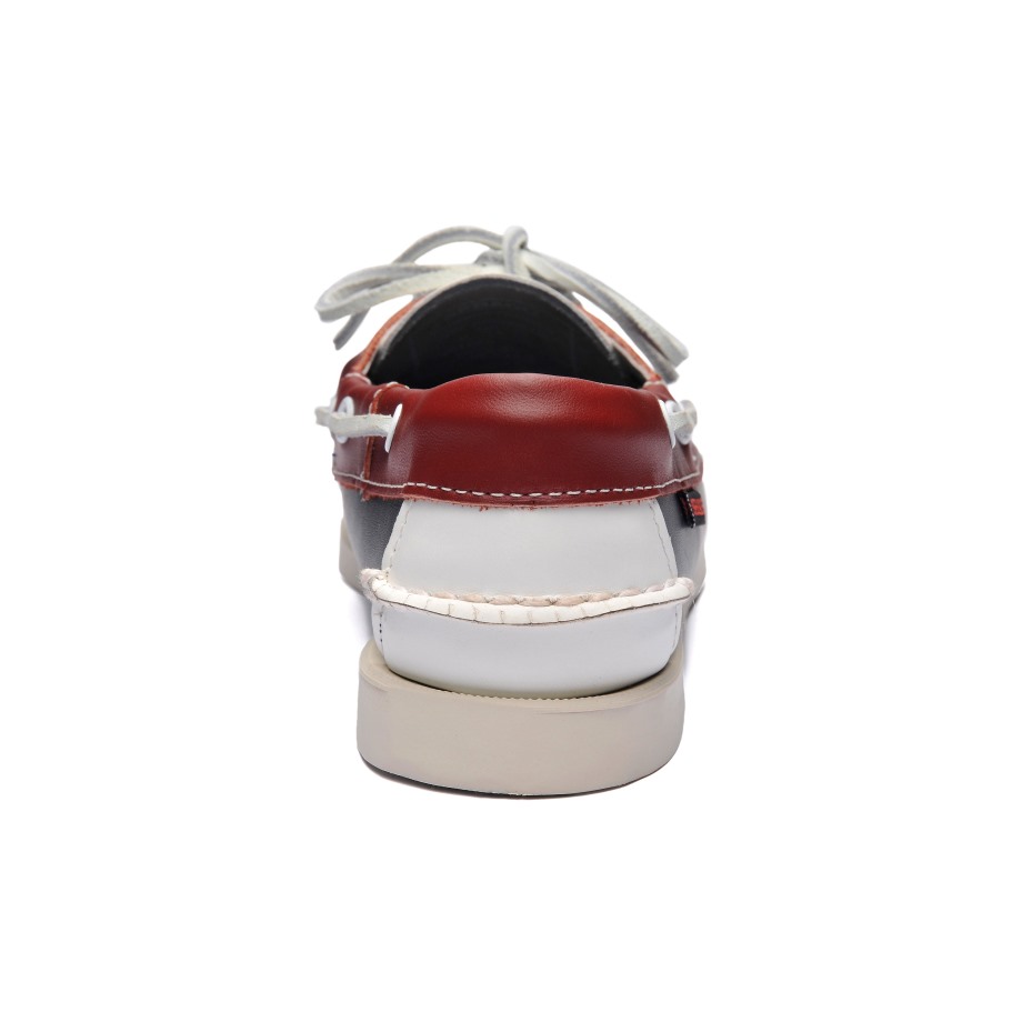 Portland Spinnaker Vrouw-marine & Rood & Wit Sebago Be