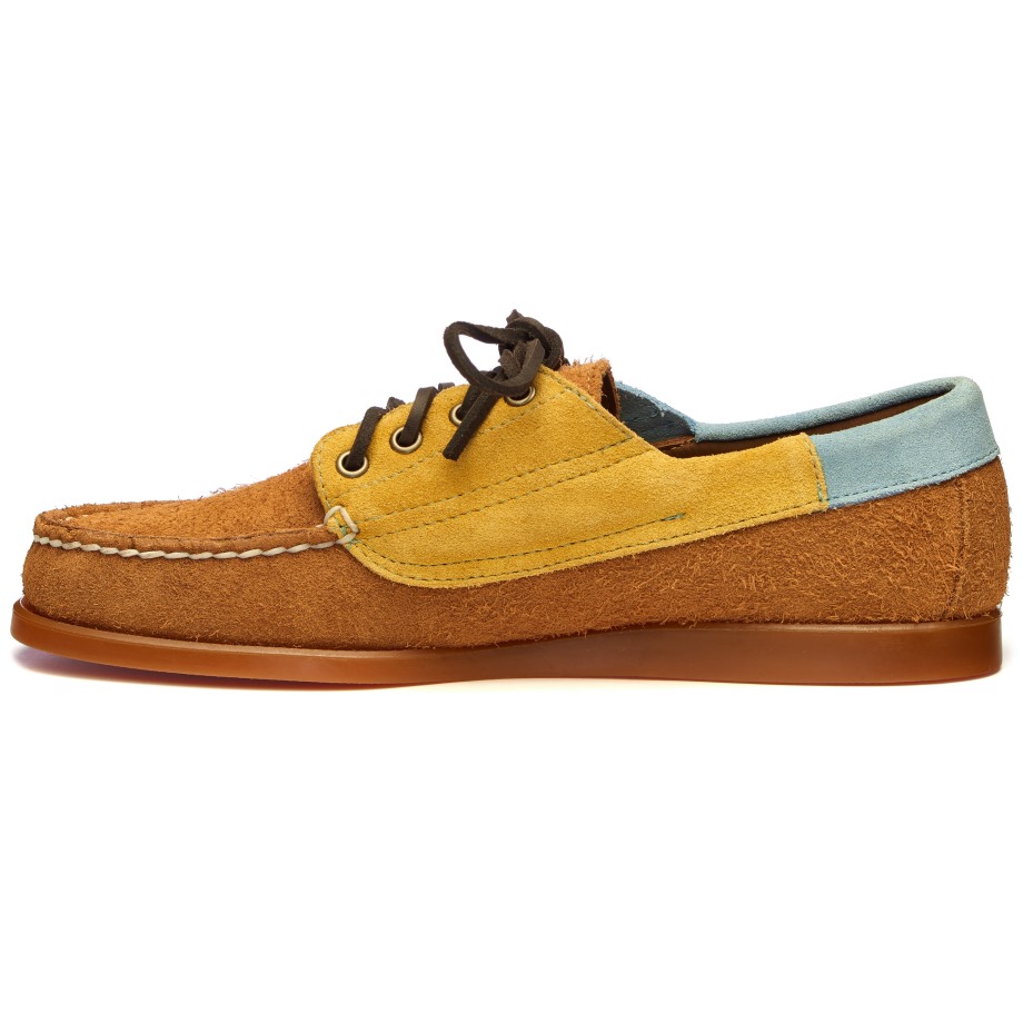 Sebago Be Askook Jib-tan & Lichtblauw & Mimosa
