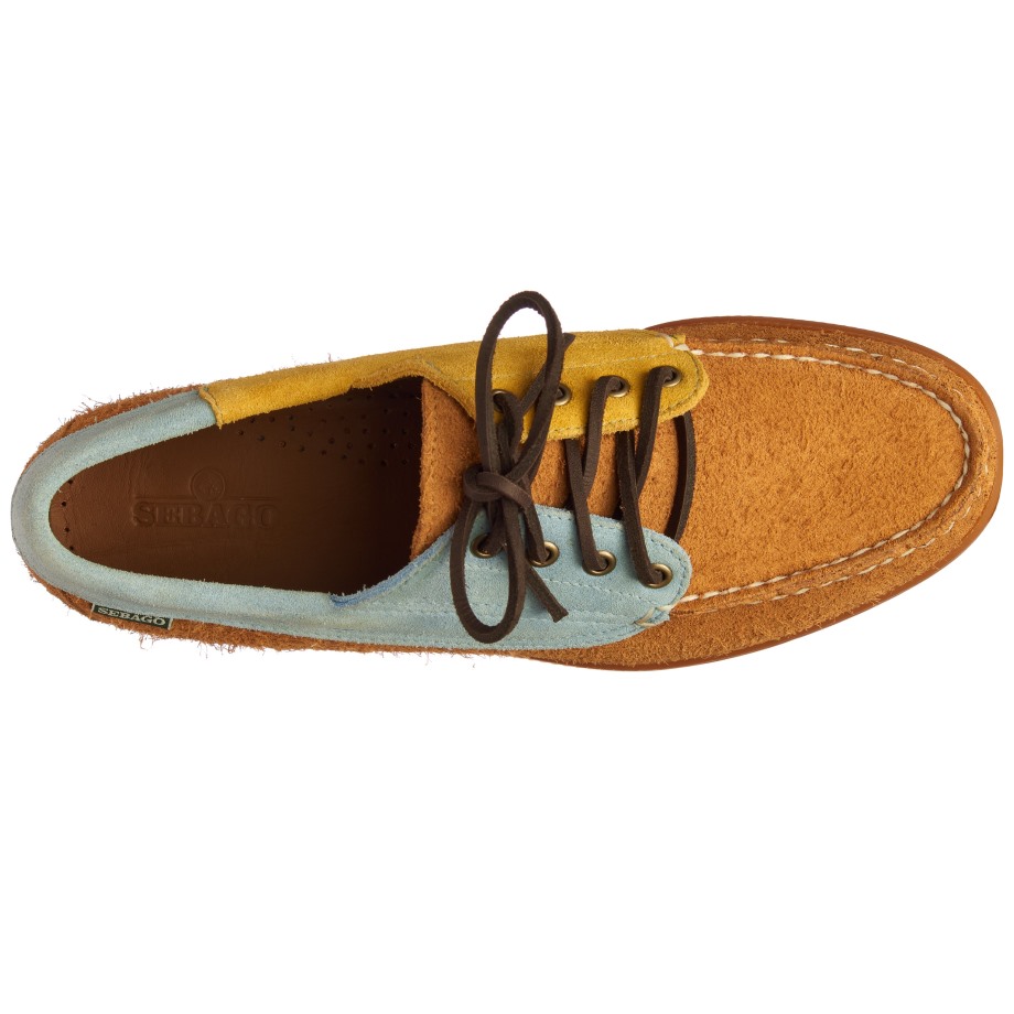 Sebago Be Askook Jib-tan & Lichtblauw & Mimosa