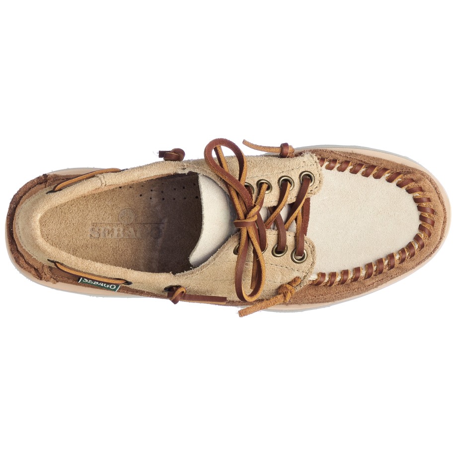 Sebago Be Cayuga Vrouw-kameel & Papyrus & Cognac
