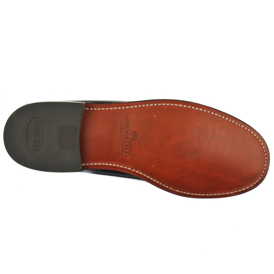 Sebago Be Classic Dan Tag-burgundy & Gold