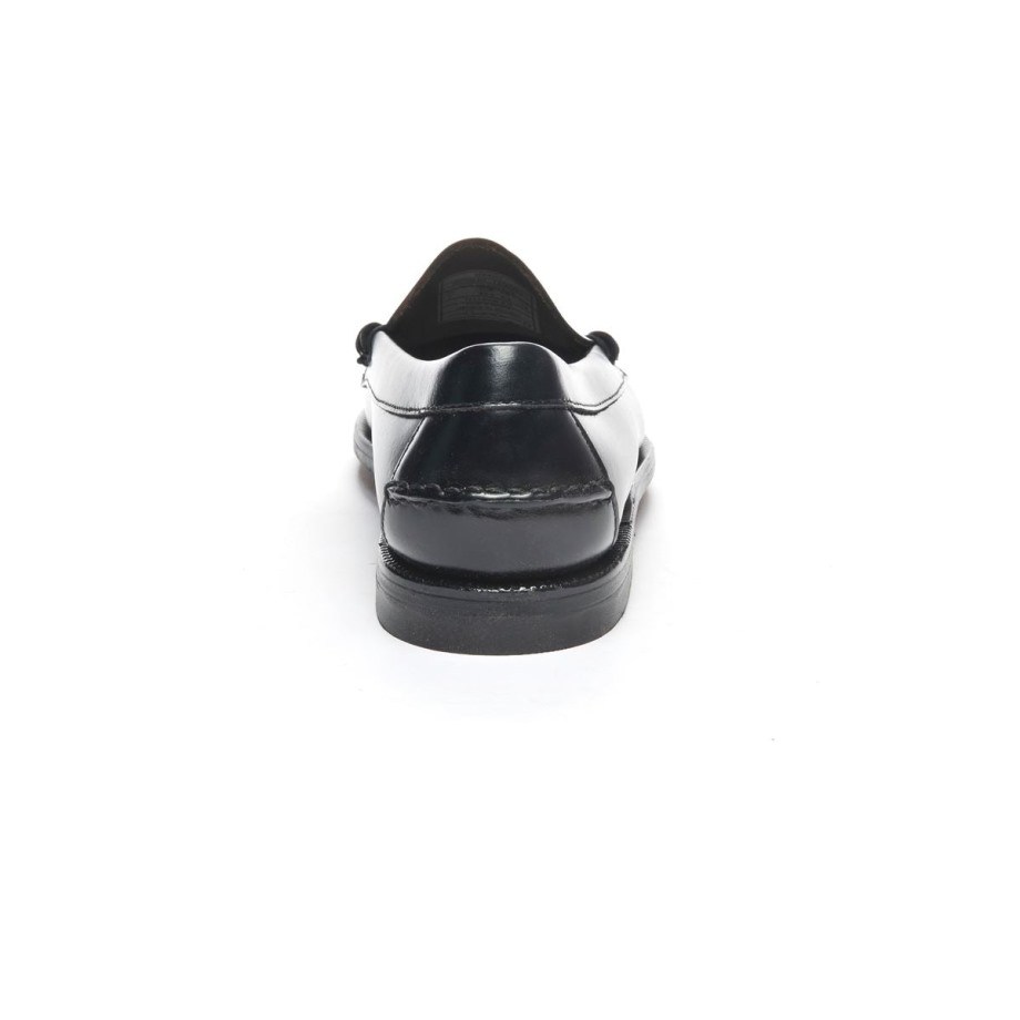 Sebago Be Classic Dan Tag Woman-black & White Penny