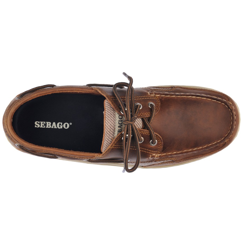 Sebago Be Clovehitch Ii Fgl Gewaxt-bruine Kaneel