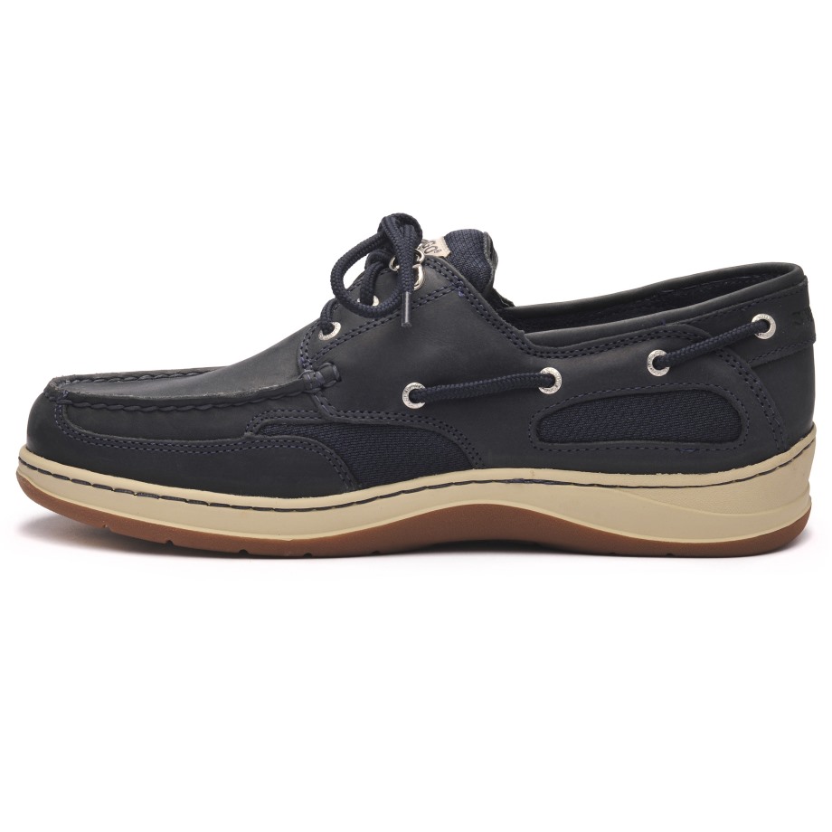 Sebago Be Clovehitch Ii Fgl Gewaxt Marineblauw