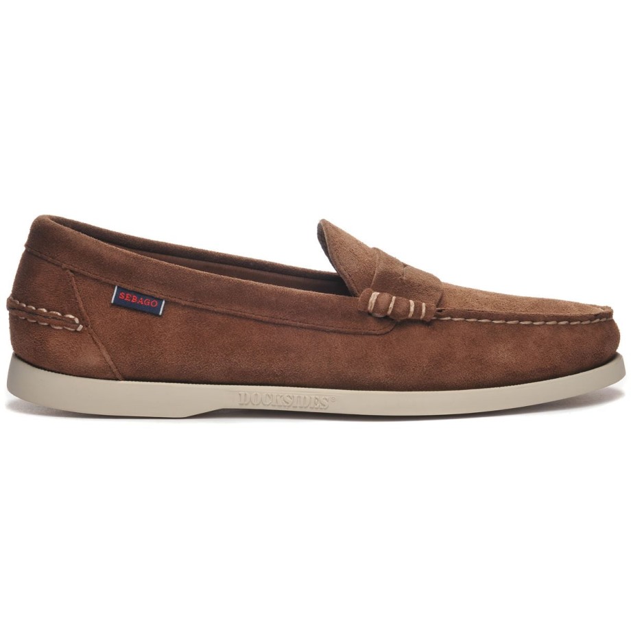 Sebago Be Dan Boat Roughout-donkerbruin