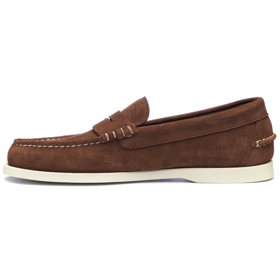 Sebago Be Dan Boat Roughout-donkerbruin
