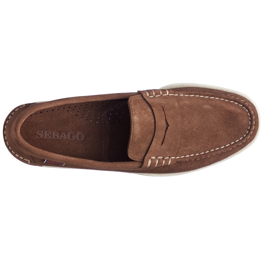 Sebago Be Dan Boat Roughout-donkerbruin