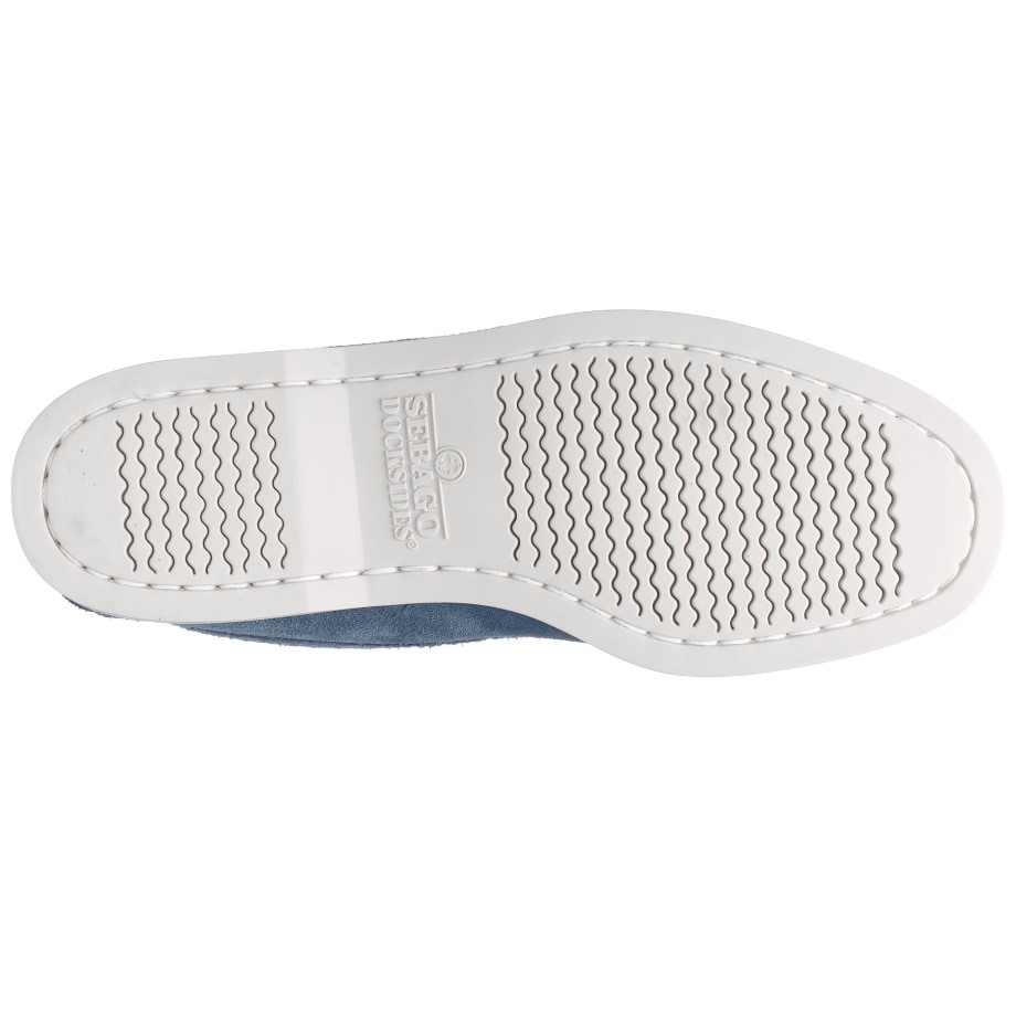 Sebago Be Dan Boat Roughout-indigo