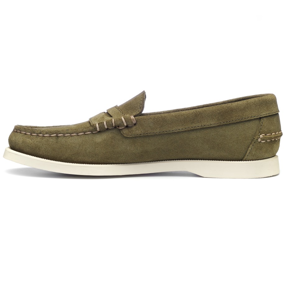 Sebago Be Dan Boat Roughout Woman-forest Green