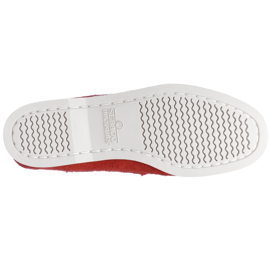 Sebago Be Dan Boat Roughout Vrouw-rood