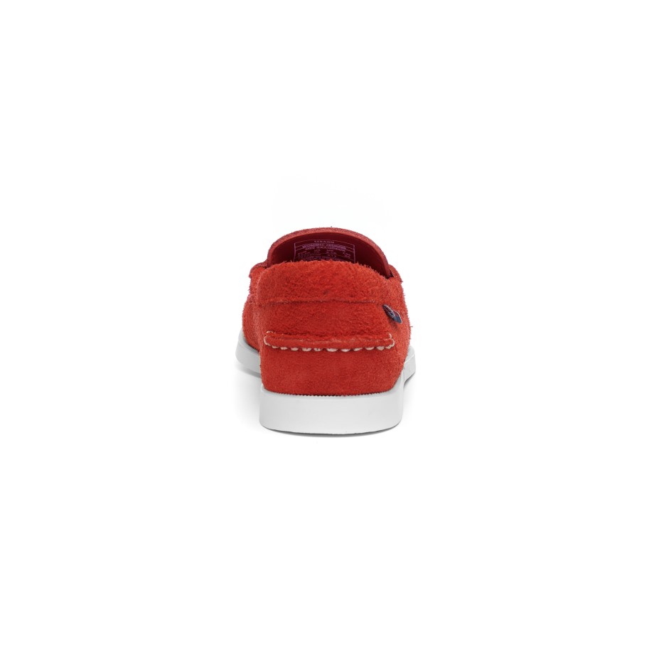 Sebago Be Dan Boat Roughout Vrouw-rood