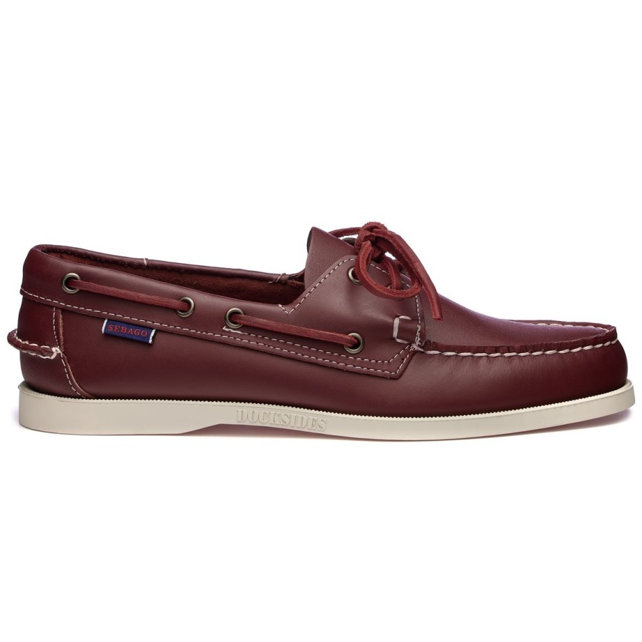 Sebago Be Docksides Portland-donkerrood