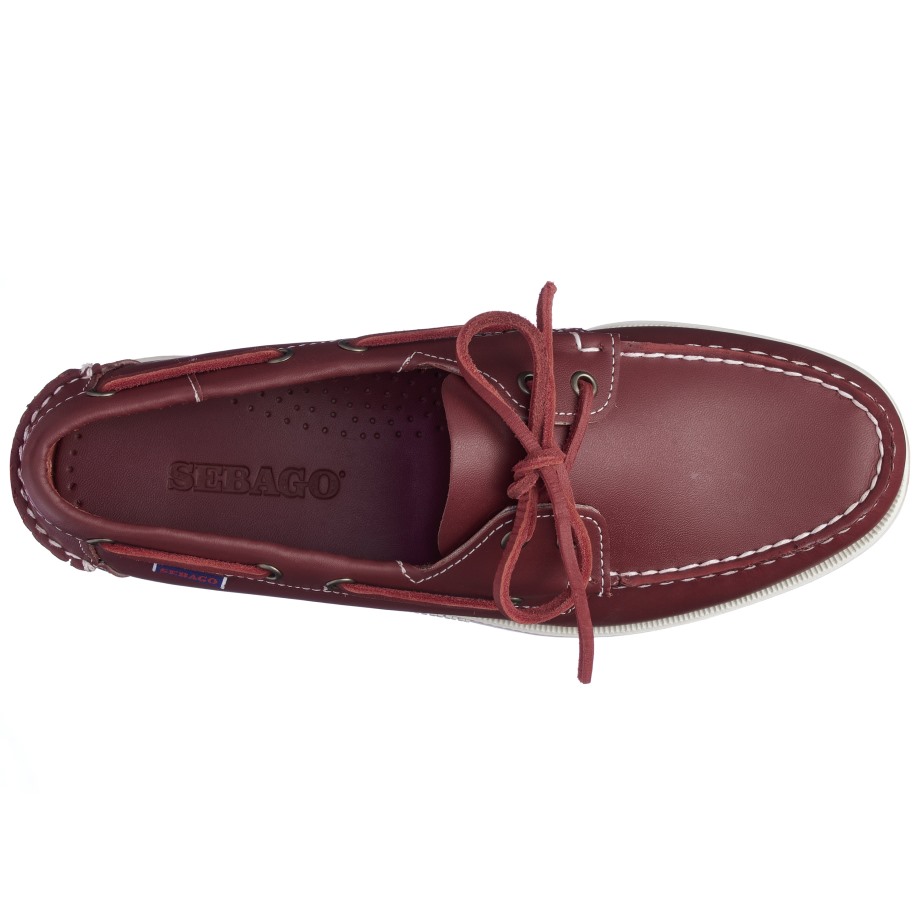Sebago Be Docksides Portland-donkerrood